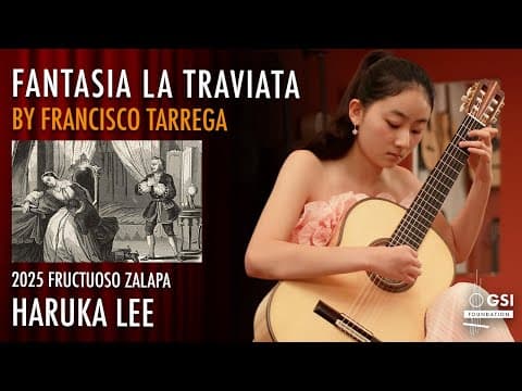 F. Tarrega's "fantasia On Themes From La Traviata" Played By Haruka Lee On A 2025 Fructuoso Zalapa