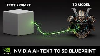 Nvidia's New Ai Blueprint - 3d Object Generation In Blender (with A Twist)