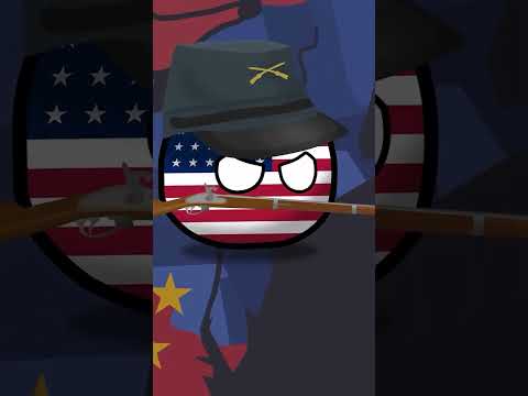 American Civil war 🇺🇸💥⚔️#usa #civilwar #history #countryballs