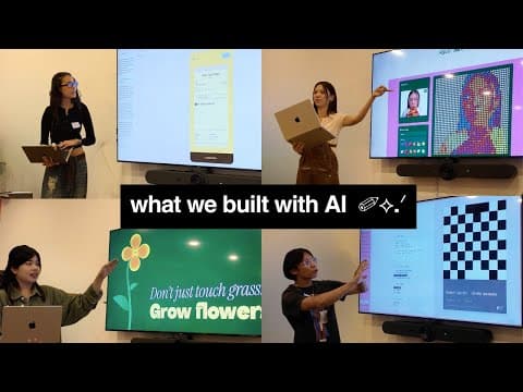 POV: you hosted a presentation night for unhinged AI projects