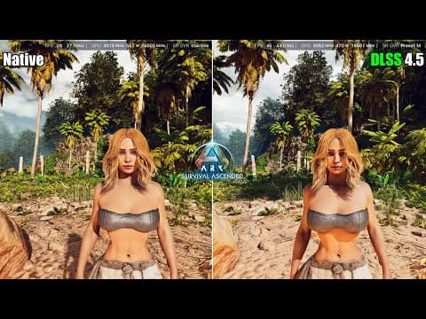 Dlss 4.5 Performance Vs Native 4k | Ark Survival Ascended | Rtx 5090