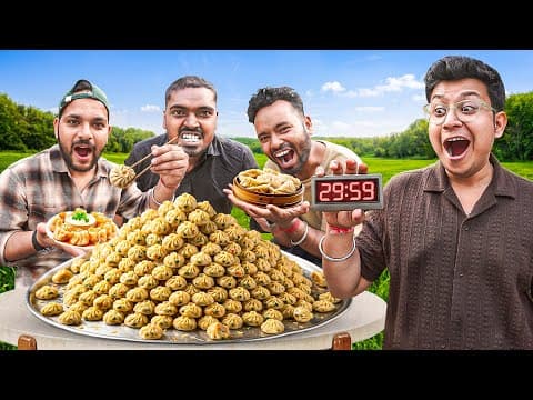 Eat 50 Momo In 30 Minutes And Get 10000rs Cash!!!