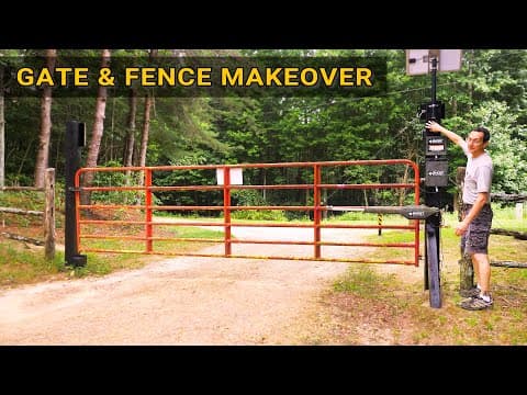 New Entrance Fence And Gate Cleanup