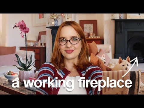 Installing A Real Fireplace (on A Budget) And Rearranging Our Living Room ✨ At Home Vlog