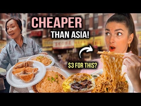 Trying VIRAL Chinatown Cheap Foods in NEW YORK 🤯