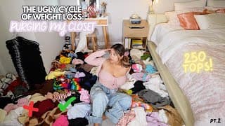 Purging *250 Shirts* I Kept Until I Was Good Enough (actually Insane) | Pt.2