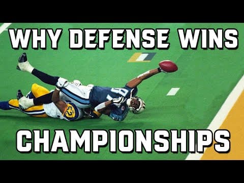 Why Defense Wins Championships
