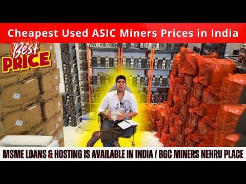 Cheapest Used Asic Miners Prices In India 🔥 Start Crypto Mining For Less!  #asicminer