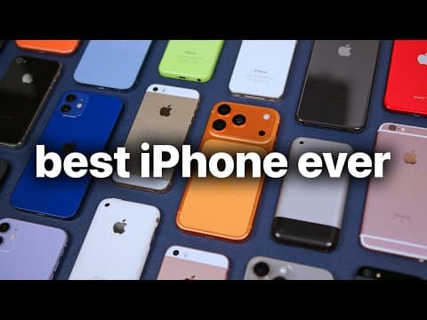 What Is The Best Iphone Ever? (reviewing Every Iphone!)