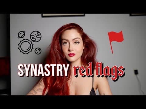 The Real Red Flags In Synastry (if You See These.... Run)