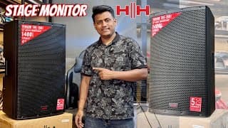 Best Monitor For Stage Or Dj||hh Tensor 1501 Singer सिंगिंग करते ही तारीफ़ करेगा।
