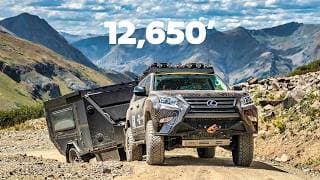 Colorado's Alpine Country - High Mountain Passes and Tight Shelf Roads