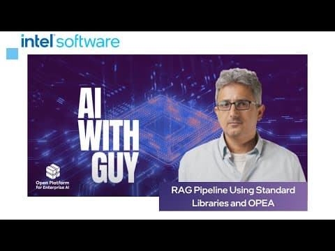 Rag Pipeline Using Standard Libraries And Opea | Ai With Guy |