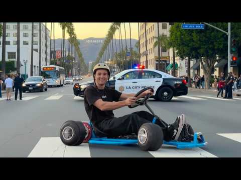 Urban Drift Karting In La City Streets!