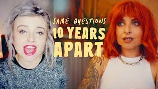 Answering The Same Questions 10 Years Apart!