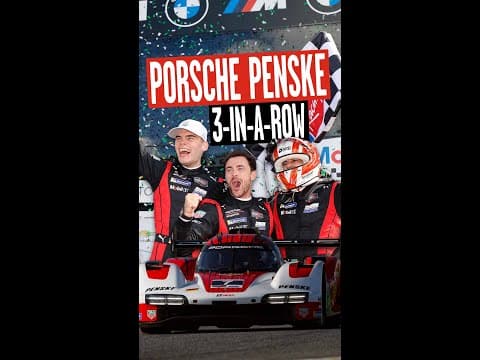 Porsche Penske Three-peats At The Rolex 24