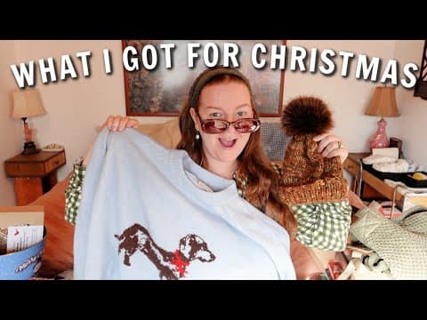 What I Got For Christmas 2025 | Cozy, Handmade & Unique Gifts To Last!