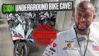 $10m Underground Motorcycle Garage | 650ib X Go Az Motorcycles Meet 2025!