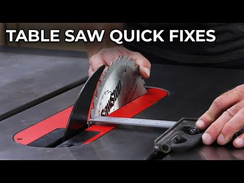 Table Saw Cuts Suck? Check These 7 Things Tonight