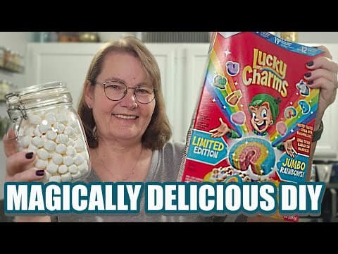 Make Your Own Lucky Charms Marshmallows + Cute Christmas Party Snacks