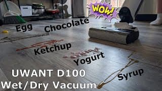 Uwant D100 Wet Dry Self Cleaning Vacuum - Very Impressed