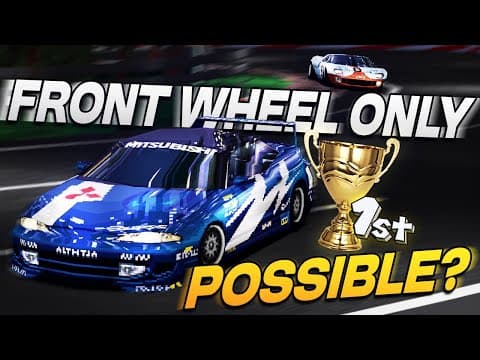 Can You Beat Gran Turismo 2 With Fwd Cars Only? (front-wheel Drive)