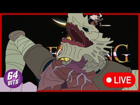 64 Bits Live: Animating "morgott" & Friends For The "elden Ring Saturday Morning Cartoon Intro"