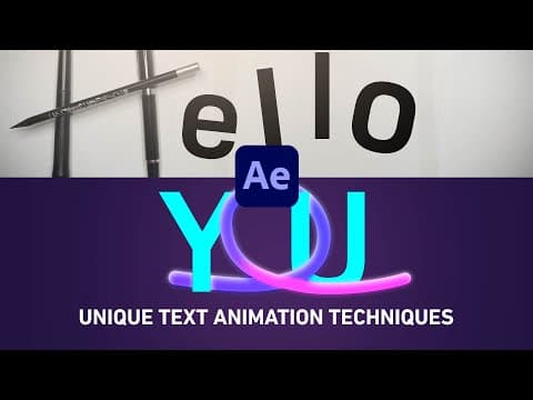 Mix And Match Text Animations | After Effects Tutorial