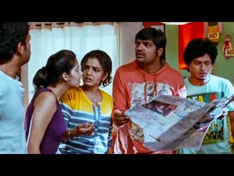 चेन्नई बॉक्सिंग चैम्पियनशिप के विजेता का नाम अख़बार में छपा है। Hero No Zero 3 Movie Best Scene