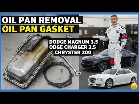 Dodge/chrysler 3.5l Oil Pan Gasket Diy Replacement Guide (magnum, Charger, 300)