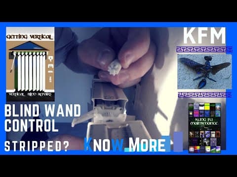 Repairing Or Replacing Stripped Vertical Blinds Wand Control Gear Not Working Right 2025 Remix