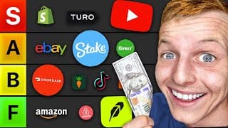 Best Side Hustles For 2026 Tier List