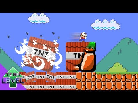 When Everything Mario Jumps On Turns To Tnt!
