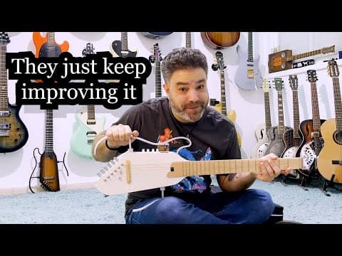 The Bestselling Silent Electro-acoustic Guitar Just Got Better - With Built-in Effects [hush-i Pro]