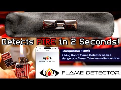 Game-changing New Fire Alarm Spots Fire In 2 Seconds! | Meet The Flame Detector