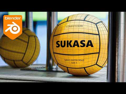 Modeling A Water Polo Ball - Blender Tutorial
