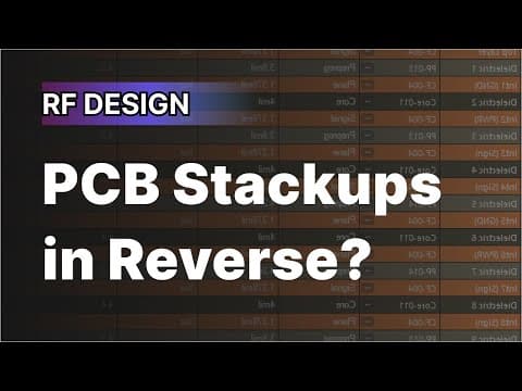Pcb Stackups In Reverse???