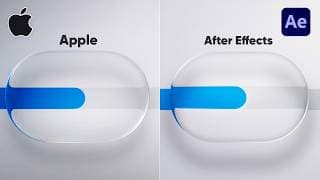How To Create Apple’s Liquid Glass In After Effects (100% No Plugins!)