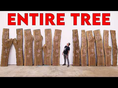 Crafting A Cabinet From Just 1 Tree