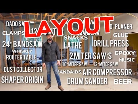 Planning Your Shop Layout || The Secret To Setting Up Your Shop