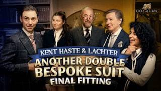 Walking On Water: Delivery Of The Double-breasted Double Bespoke Commission At Kent Haste & Lachter
