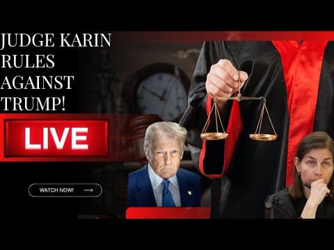 President Trump Appeals Judicial Ruling!