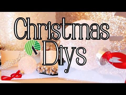 Diy Dollar Tree High-end Frosty Christmas Decor