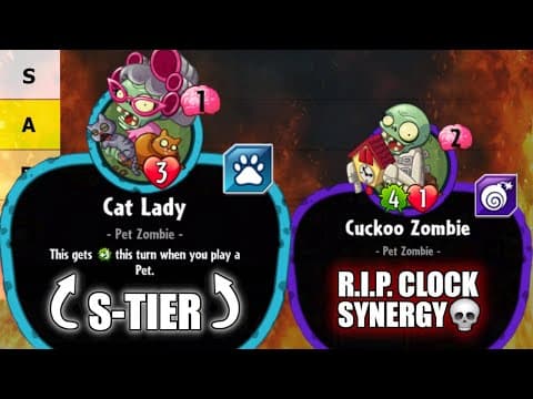 Pvz Heroes Balance Patch Tier List: Zombies
