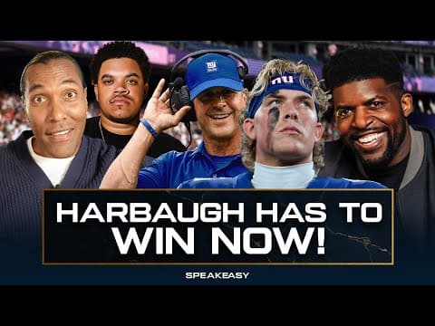 "john Harbaugh Has To Win The Giants A Super Bowl By Year 3!" - Acho Sounds Off On Giants New Coach