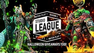 Studio League Season 2 - Game 5 - Necrons Vs Salamanders- Halloween Special!