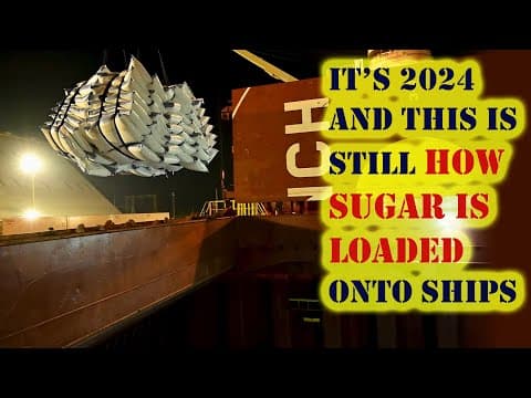 Took Forever To Load The Sugar Onto The Ship, But We Loved It! | Puerto Quetzal