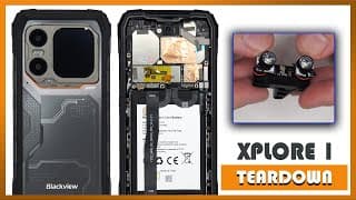 Blackview Xplore 1 Night Vision Teardown Disassembly Phone Repair Video Review