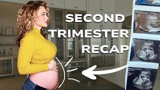 Second Trimester Recap | Weight Gain, Birth Plan, Nursery Tour, Glucose Test