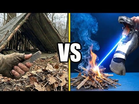 I Built An Iron Man Suit For Survival Camping